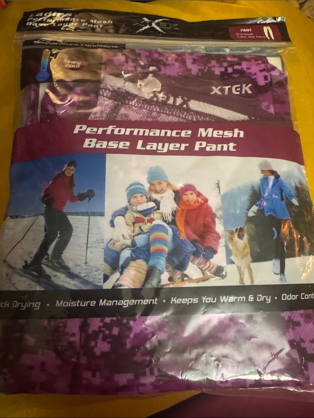 Women’s Performance Mesh Base Layer Pant - Purple Camo